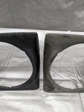 1990-1997 Mazda Miata Left & Right Headlight Shroud Cover Bezel Trim 90-97 #1