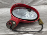 1990-1997 Mazda Miata OEM Power Mirror Red NA Passenger (RH) Side **BROKEN GLASS** 90-97 #4