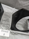 1990-1997 Mazda Miata Left & Right Headlight Shroud Cover Bezel Trim 90-97 #8