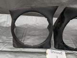 1990-1997 Mazda Miata Left & Right Headlight Shroud Cover Bezel Trim 90-97 #2