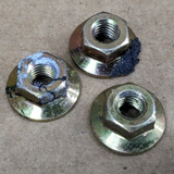 90-05 MAZDA MX-5 MIATA OEM M6 Nut 10mm Head Flange head Set of 3 1990-2005