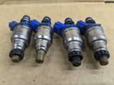 90-93 Mazda Miata MX5 MX-5 OEM NA6 1.6 Fuel Injector Set 4 USED Blue 1990-1993