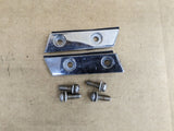 90-05 Mazda Miata OEM Chrome Hard Top Rear Striker Plates Bolts Frankenstein Kit