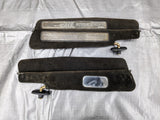90-97 Mazda Miata OEM Bi-fold Left Right Sun Visors Pair Black 92NAPZ 1990-1997