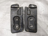 90-05 Mazda Miata MX5 OEM NA NB Front Hard Soft Top Striker Plate Pair 1 Hole