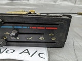 90-97 Mazda Miata NO A/C AC Heater Climate Control Panel USED HVAC 1990-1997