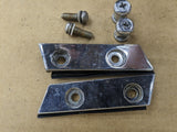 90-05 Mazda Miata OEM Chrome Hard Top Rear Striker Plates Bolts Frankenstein Kit