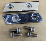 90-05 Mazda Miata OEM Chrome Hard Top Rear Striker Plates Bolts Frankenstein Kit