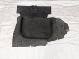 1990-1997 Mazda Miata Mx5 Black Rear Trunk Carpet Cover 2 Pieces 90-97 91NASU — Mazda Miata MX-5 OEM part product photo