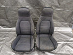 90-93 MAZDA MX-5 MIATA OEM SEATS SEAT SET BLACK CLOTH LEFT AND RIGHT 92NASU6 - Seats by Mazda - 