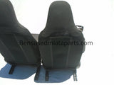 2016-2020 Mazda Miata Mx-5 OEM Seats Seat Set Black Cloth Right & Left 16-20