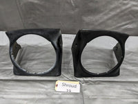 1990-1997 Mazda Miata Left & Right Headlight Shroud Cover Bezel Trim 90-97 #19