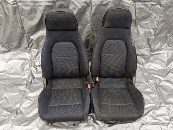 94-97 MAZDA MX-5 MIATA OEM SEATS SEAT SET BLACK CLOTH LEFT AND RIGHT 96NAPT