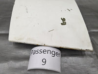 1990-1997 Mazda Miata Mx-5 OEM Passenger RH Headlight Top Lid Cover White #9 90-97