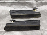 90-97 Mazda Miata OEM Bi-fold Left Right Sun Visors Pair Black 89NADU 1990-1997