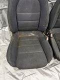 1990-1993 Mazda Mx-5 Miata OEM Black Cloth Seat's Pair 95NASU 90-93