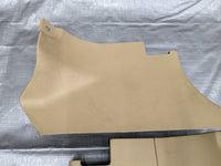 1999-2005 Mazda Miata OEM Tan Interior Kick Panel Trim Set NB 99-05 97NB12K