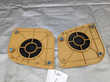 1990-1997 Mazda Miata Door Speaker Panel Grill Cover Pair Tan #2 90-97