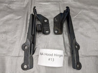 1990-1997 Mazda Miata Mx-5 OEM NA Miata Hood Hinges Pair #13 90-97