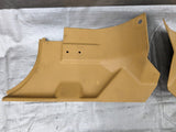 1994-1997 Mazda Miata OEM Tan Interior Kick Panel Trim Set NA 94-97