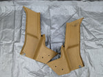 1990-1997 Mazda Miata B Pillar Seat Belt Tower Trim Panels Tan 93NAPZ 90-97