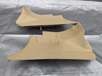 1999-2005 Mazda Miata OEM Tan Interior Kick Panel Trim Set NB 99-05 97NB12K