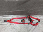 Corbeau Universal Double Release Retractable Pull Down 3-Point 2" Harness RED