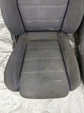 90-93 MAZDA MX-5 MIATA OEM SEATS SEAT SET BLACK CLOTH LEFT AND RIGHT 90NADU