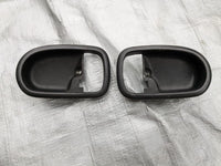 1999-2005 Mazda Miata Mx-5 OEM Driver Inner Door Handle Trim Cup Pair Left & Right 99-05