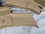 1999-2005 Mazda Miata B Pillar Plastic Trim Cover Set Tan Hardtop 99-05