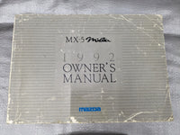 1992 Mazda Mx-5 Miata OEM Owners Manual 92 #11