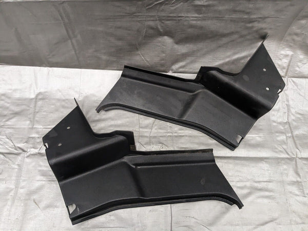 1994-1997 Mazda Miata Mx-5 OEM B Pillar Plastic Trim Cover Set Black 94-97