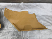 1990-1993 Mazda Miata OEM Tan Interior Kick Panel Trim Set NA 90-93