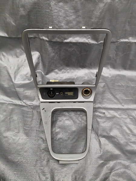 1999-2005 Mazda Miata Mx-5 OEM Radio Bezel Surround Trim Silver 99-05