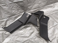 90-97 MAZDA MIATA B PILLAR SEAT BELT TOWER TRIM PANELS Hard Top Cut Outs Black 1990-1997