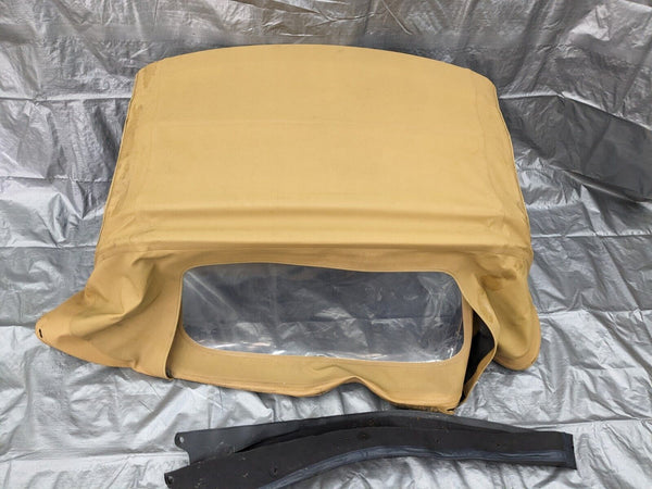 1990-2005 Mazda Miata Mx-5 OEM Convertible Roof/Soft Top Vinyl Plastic Window TAN 90-05