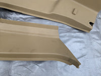 1999-2005 Mazda Miata Mx-5 OEM B Pillar Plastic Trim Cover Set Tan 99-05