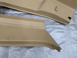 1999-2005 Mazda Miata Mx-5 OEM B Pillar Plastic Trim Cover Set Tan 99-05