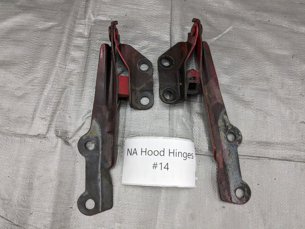 1990-1997 Mazda Miata Mx-5 OEM NA Miata Hood Hinges Pair #14 90-97