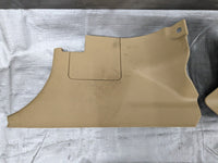 1999-2005 Mazda Miata OEM Tan Interior Kick Panel Trim Set NB 99-05