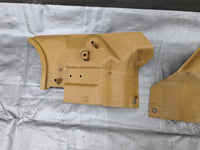 1990-1993 Mazda Miata OEM Tan Interior Kick Panel Trim Set NA 90-93