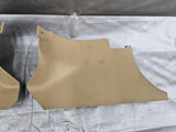 1999-2005 Mazda Miata OEM Tan Interior Kick Panel Trim Set NB 99-05