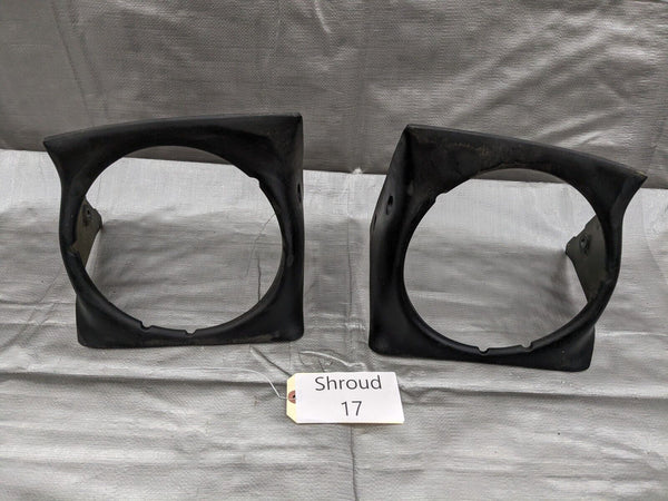 1990-1997 Mazda Miata Left & Right Headlight Shroud Cover Bezel Trim 90-97 #17