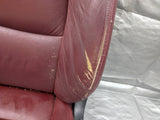 2001-2005 Mazda Miata Mx-5 OEM Red Vinyl Leather Seats Pair 01-05 04NB4374
