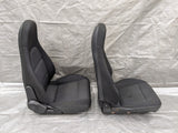 1999-2000 Mazda Miata Mx-5 OEM Black Cloth Seats Pair 98NB1174 99-00