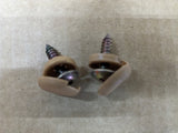 99-05 Mazda Miata OEM Center Console Mounting Screw Screws Pair Tan 1999-2005