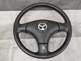 99-05 MAZDA MIATA NARDI BLACK LEATHER STEERING WHEEL 04NB2710