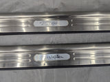 1999-2005 Mazda Miata OEM Door Sill Plates Chrome Black MX-5 99-05