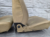 2001-2005 Mazda Miata Mx-5 OEM Tan Vinyl Seats Pair  01-05 00NB7436