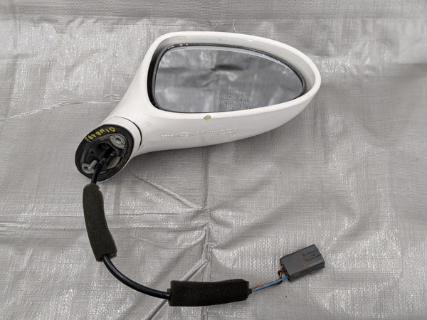 99-05 MAZDA MX-5 MIATA OEM DOOR MIRROR WHITE RH PASSENGER 01NBA3A 1999-2005 — Mazda Miata MX-5 OEM part product photo
